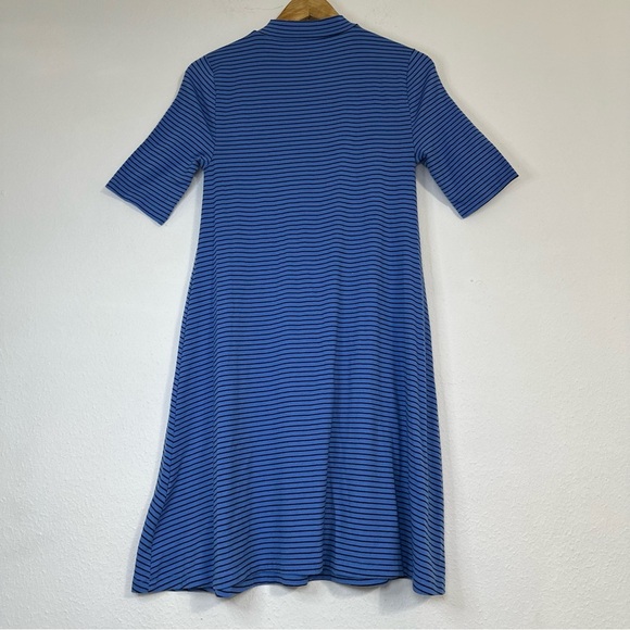 Apt. 9 Casual Blue and Black Striped Midi Dress - Picture 3 of 12